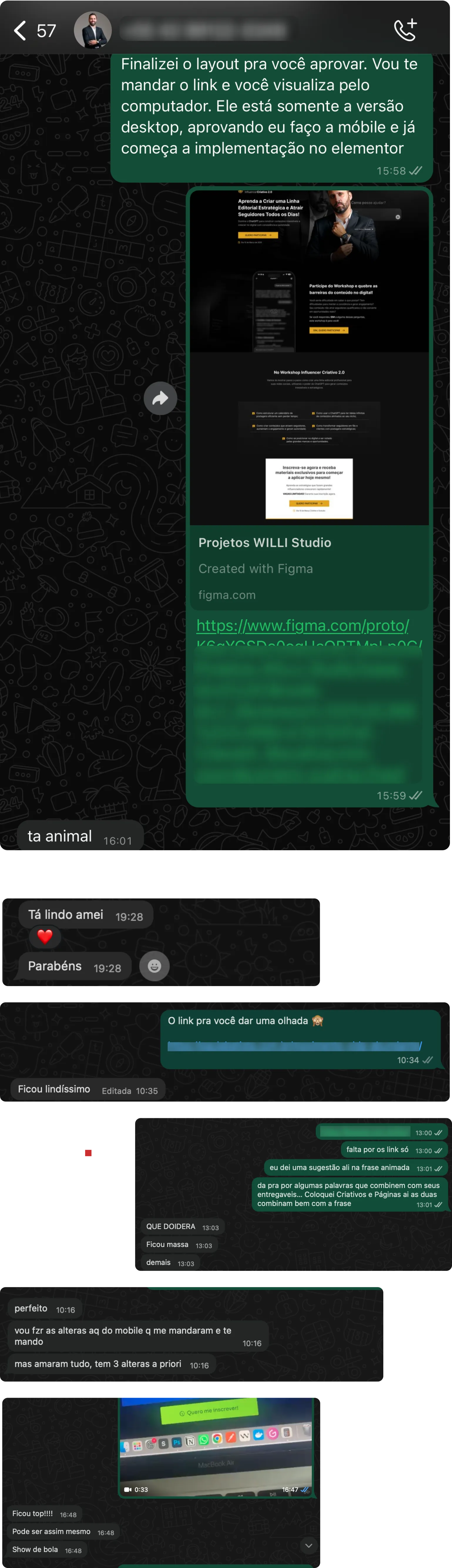 Depoimentos de clientes satisfeitos